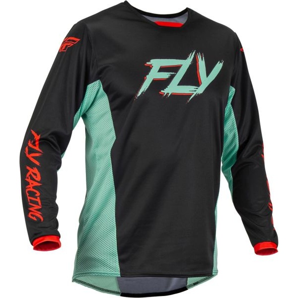 Bluza Moto Unisex Fly Kinetic S.E. Rave Verde / Negru / Rosu Marimea L FLY 376-524L